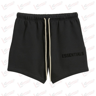 กางเกงขาสั้น Essentials Sweatshort Jet Black คอลใหม่ล่าสุด