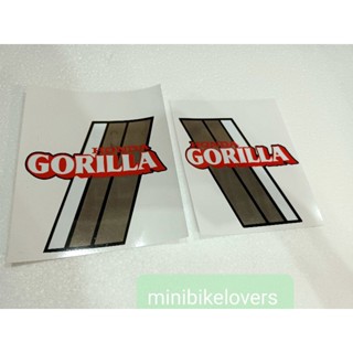 สติ้กเกอร์แปะถังน้ำมันฮอนด้า gorilla 1981