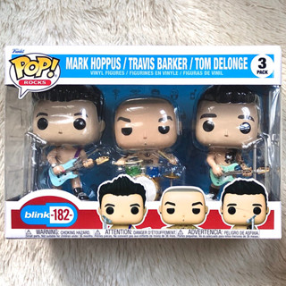 [พร้อมส่ง] Funko Pop (3 pack) Blink - 182 : Mark Hoppus / Travis Baker / Tom Delonge