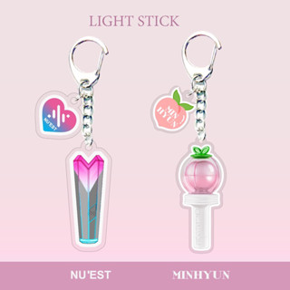 Nuest : Keychain + PIN Lightstick