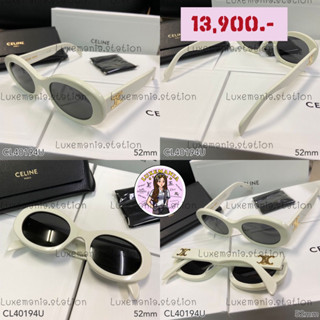 👜: New!! Celine Sunglasses CL40194 52 mm.‼️ก่อนกดสั่งรบกวนทักมาเช็คสต๊อคก่อนนะคะ‼️