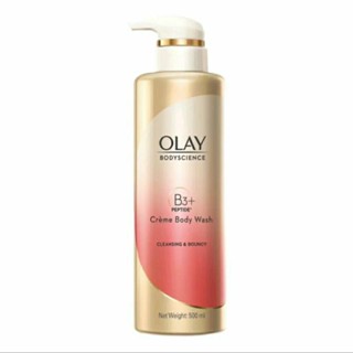 ของแท้100%ใหม่) ครีมอาบน้ำ olay bodyscience creme body wash 500 ml.บอดี้ไซแอนซ์เพื่อผิวดูกระจ่างใสเปล่งประกายใน 28 วัน