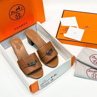 New Arrivals Hermès Gigi 50 Women Sandal   งานออริ หนังแท้  Size36/37/38/39/40