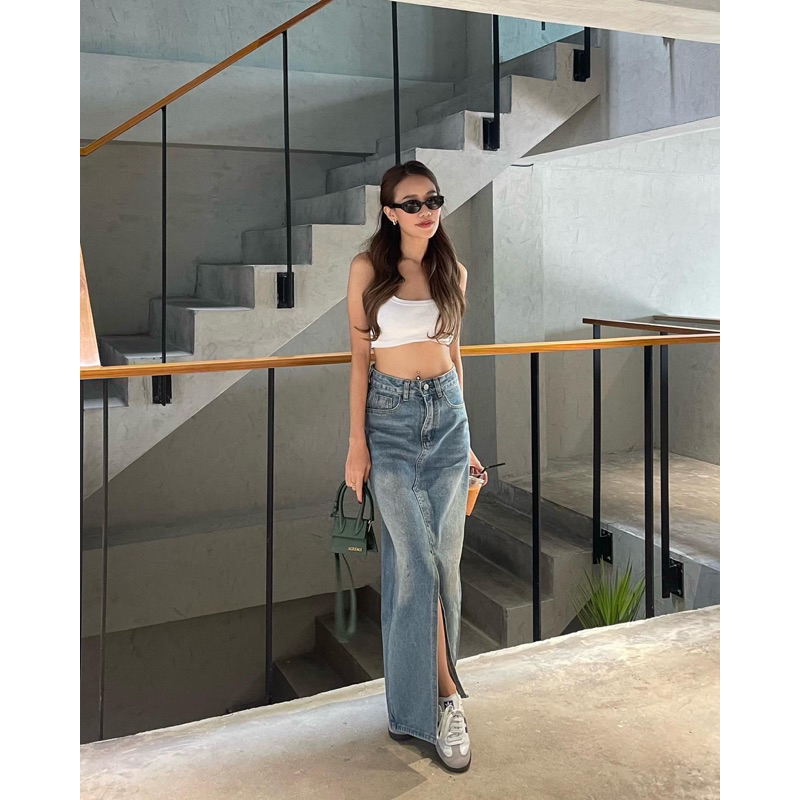 JARIN | LANY DENIM SKIRT กระโปรงยีนส์ของตัวแม่ รูปที่ 4