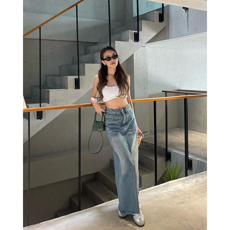 JARIN | LANY DENIM SKIRT กระโปรงยีนส์ของตัวแม่ รูปที่ 2