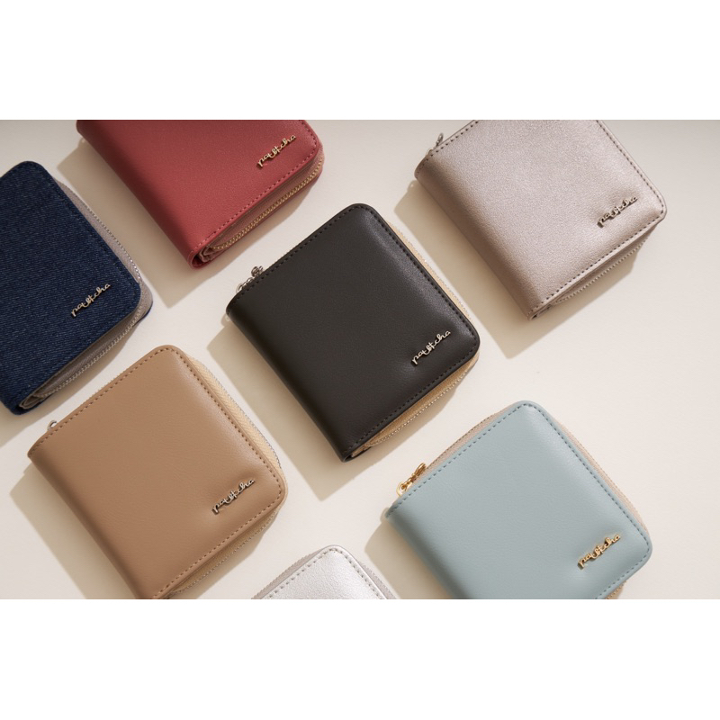 PATH T CHA - ( เก็บโค้ด20% ที่หน้าแอพค่ะ) กระเป๋าสตางค์ BRUCE COLLECTION