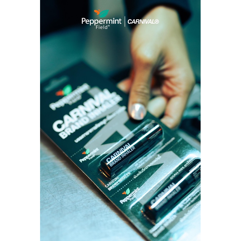 Carnival x Peppermint Field Inhaler ยาดม แพค6ชิ้น ✅ของใหม่พร้อมส่ง
