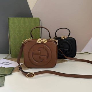 พร้อมส่ง GUCCI BLONDIE TOP HANDLE BAG Original สไตล์หรูหรา แอบน่ารักด้วยขนาด ขนาด 17*15 cm.