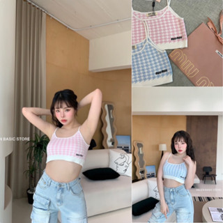 𝑁𝑒𝑤 𝐶𝑜𝑙𝑙𝑒𝑐𝑡𝑖𝑜𝑛 ✨  Mimi tank crop เสื้อครอปสายเดี่ยวไหมพรม ผ้านิตแคชเมียร์ ดีเทลน้องนุ่มนิ่มฟูๆ น่ารักมากกกค่า