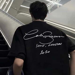 [งานปัก] เสื้อยืด oversize ลาย “LONDON” - มี 2 สี (ดำ, ขาว)