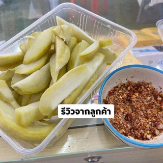 KETO มะม่วงดองคีโต ฟักแม้วเเช่อิ่ม แถมพริกเกลือ ขนาด150 g