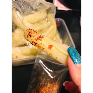 KETO มะม่วงดองคีโต ฟักแม้วเเช่อิ่ม แถมพริกเกลือ ขนาด150 g