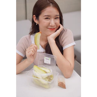 KETO มะม่วงดองคีโต ฟักแม้วเเช่อิ่ม แถมพริกเกลือ ขนาด150 g