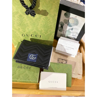 NEW ✅ กระเป๋าสตางค์ Gucci GG Marmont Card case wallet ออกช้อปไทย ของใหม่ค่ะ ยังไม่แกะซีล 💥 หายากมาก ของมันต้องมี