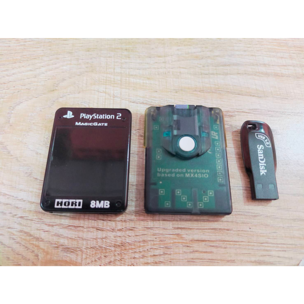 PS2 MX4SIO 128 GB โหลดเกมส์เร็วกว่า USB พร้อม MEMBOOT ใส่สูตรโกงเกมส์ PS2 ได้ เล่น EMU และ PS1 ได้