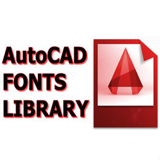 ALL Fonts AutoCAD 3,629 Item