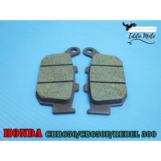 HONDA CBR650 CB650F REBEL300 KAWASAKI VERSYS650 year 2015 TRIUMPH TIGER XRX800 DISC BRAKE PADS  // ผ้าดิสเบรค