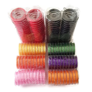 ไหมยืด ขนาดมินิ สำหรับร้อยหิน DIY ยาว 10 เมตร เส้นแบน หนา 0.5 มิล,ไหมยืดญี่ปุ่น ยางยืด ไหมยืดร้อยหิน