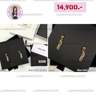 👜: New!! Miu Miu Earrings‼️ก่อนกดสั่งรบกวนทักมาเช็คสต๊อคก่อนนะคะ‼️