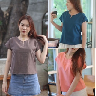 ❤ขนาด36-38-40/M L XL เสื้อผ้าฝ้าย เสื้อแขนเลย ใส่สบายผ้านิ่ม