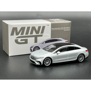 MINIGT  Mercedes-Benz EQS 580 4MATIC High-tech Silver Metallic