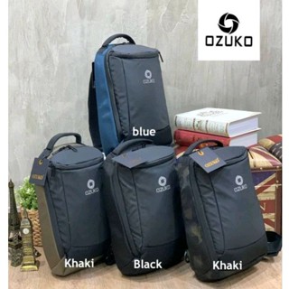 🔥โปรแรง🔥 คาดอก ชาร์จusb Ozuko Business Waterproof Mens Chest Bag 001