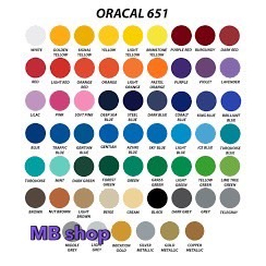 Oracal651 สติ๊กเกอร์ของแท้จากเยอรมัน สำหรับติดรถยนต์ ขนาดตัดแบ่ง 10ซม สีพิเศษ เงิน / ทอง / ทองแดง แบบเงาและด้าน