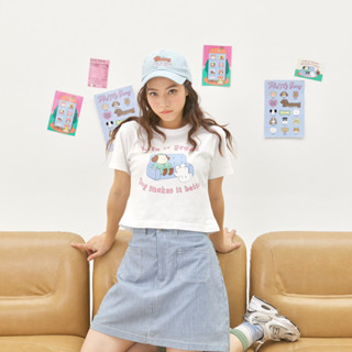 Bringhome Life is great baby t-shirt เสื้อยืด baby tee ผ้านุ่ม