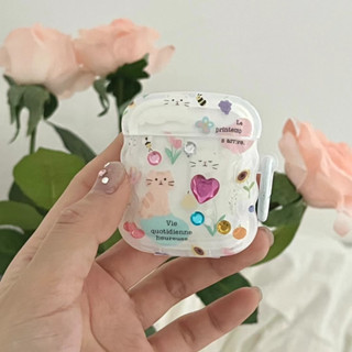 💟ล่าสุด💟เคสแอร์พอด 2 1 pro2 Case for Airpods 3 pro y2k เการป้องกันการตก ซิลิโคนนิ่ม Soft Case Airpod gen 3 2021