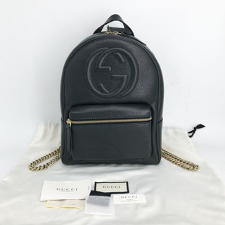 (Like New!) GG Soho Grain Leather BackPack