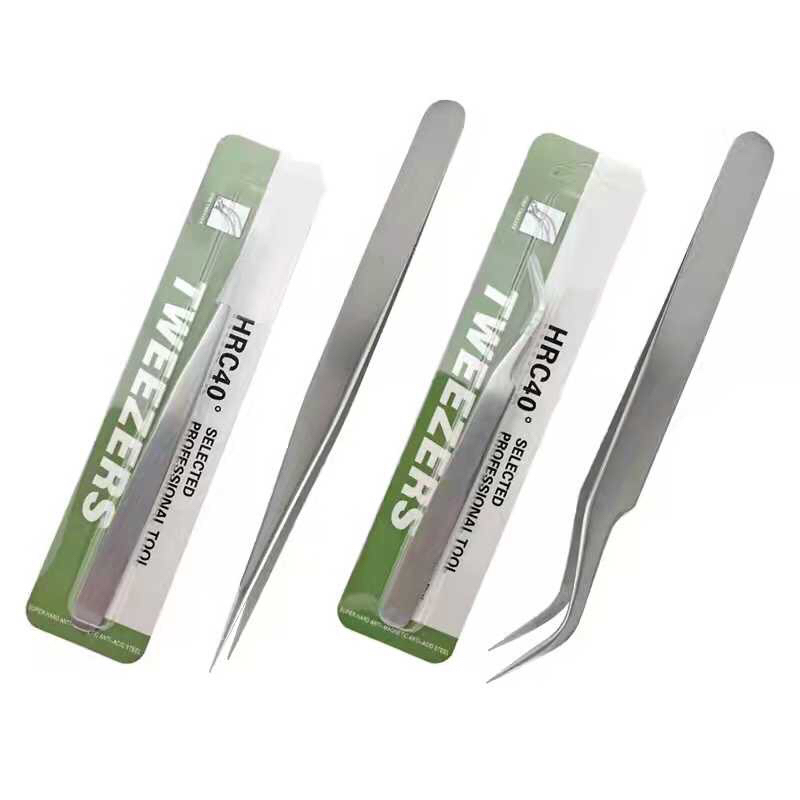 tweezers ต่อขนตา แหวก+แหบต่อ