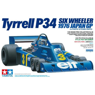 พลาสติก โมเดล ประกอบ TAMIYA สเกล 1/20 Tyrrell P34 1976 Japan GP (W/PHOTO-ETCHED PARTS) (20058)