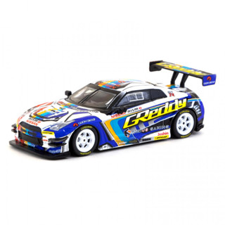 Tarmac Works T64-005-GDY 1/64 NISSAN SKYLINE GT-R R35 GREDDY TRUST E-RACING DIECAST SCALE MODEL CAR