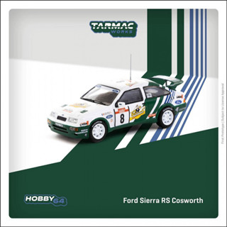 Tarmac Works T64-058-88TDC08 1/64 FORD SIERRA RS COSWORTH TOUR DE CORSE RALLYE DE FRANCE 1988 WINNER DIECAST SCALE MODEL CAR