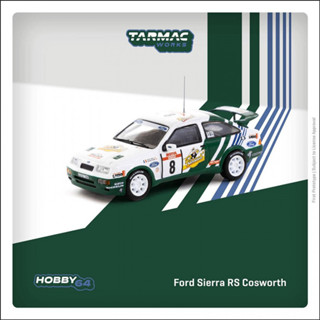 Tarmac Works T64-058-88TDC08 1/64 FORD SIERRA RS COSWORTH TOUR DE CORSE RALLYE DE FRANCE 1988 WINNER DIECAST SCALE MODEL CAR