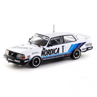 Tarmac Works T64-050-86ETC01 1/64 VOLVO 240 TURBO ETCC ZOLDER 1986 WINNER DIECAST SCALE MODEL CAR