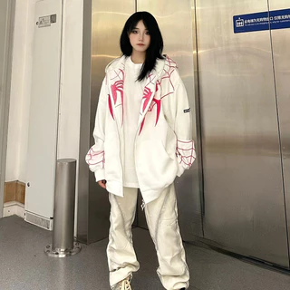 KKS เสื้อกันหนาว เสื้อฮู้ด แขนยาว 2025สินค้ามาใหม่ เกาหลี ใส่สบายๆ หลวม