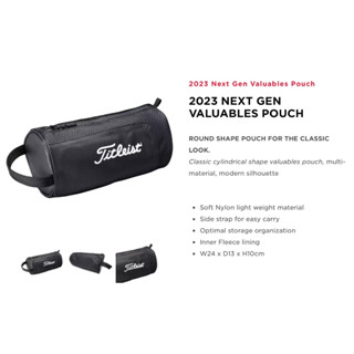 กระเป๋าถือ Titleist 2023 Limited NEXT GEN VALUABLES POUCH BLACK-BLACK TA23NGVPK-00