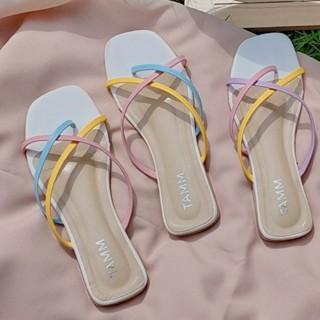 TAMM Summery รองเท้าแตะผู้หญิงสีสดใส พร้อมส่ง