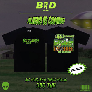 "BAD ALIENS" เสื้อยืดสกรีนลาย สตรีทแฟชั่น by badcompany.th | unisex ใส่ได้ทั้งชายและหญิง