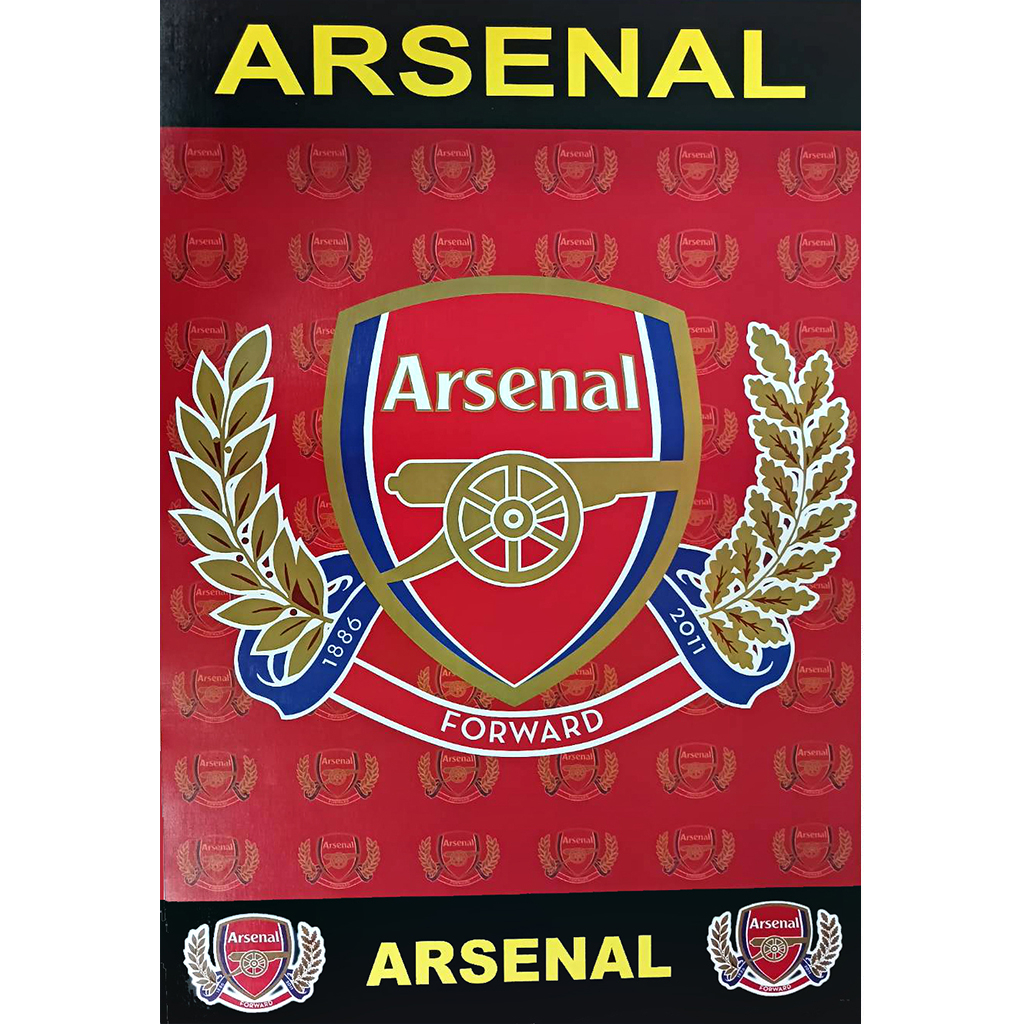 โปสเตอร์ อาร์เซนอล ตรา โลโก้ สโมสร ฟุตบอล Arsenal รูป ภาพ กีฬา football ติดผนัง สวยๆ poster (88 x 60