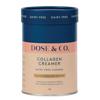 Dose &amp; Co Collagen Creamer Dairy Free Caramel 340g