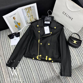 👑 JACKET หนัง CELINE ทรงสวย 👑