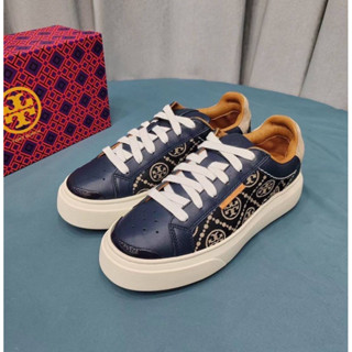 รองเท้า Tory Burch logo t monogram sneaker