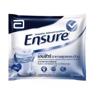 Ensure เอนชัวร์ วานิลลา แบบถุงเติม 2.4 Kg (400 กรัม x 6) Ensure Vanilla Sachet 2.4 Kg (400g x 6) สำหรับผู้ใหญ่