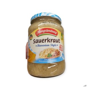 Hengstenberg  Sauerkraut Bavarian Style 680g.กะหล่ำปลีดองปรุงรสสไตล์บาวาเรียน 680กรัม