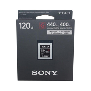 Sony 120GB G Series XQD Memory Card (QD-G120F) - Read: 440 MB/s, Write: 400 MB/s