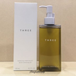 Three Balancing Cleansing Oil N 185ml.ออยล์ทำความสะอาดผิว อ่อนโยน