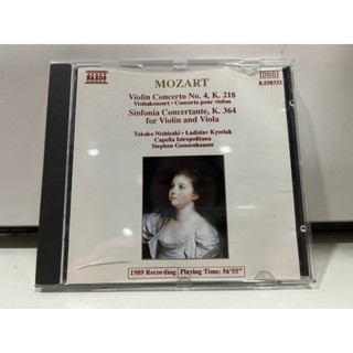 1   CD  MUSIC  ซีดีเพลง    MOZART Violin Concerto No. 4 Sinfonia Concertante     (B17K9)