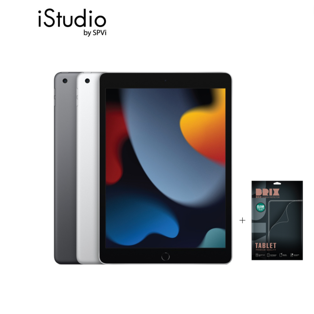 [ซื้อคู่ Film] Apple iPad Gen9 Wifi + Film Brix Ultra Clear I iStudio by SPVi